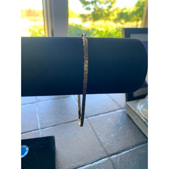 Beautiful Vintage 14K Gold plated C-Link bracelet, Stamped - Picture 2 of 3